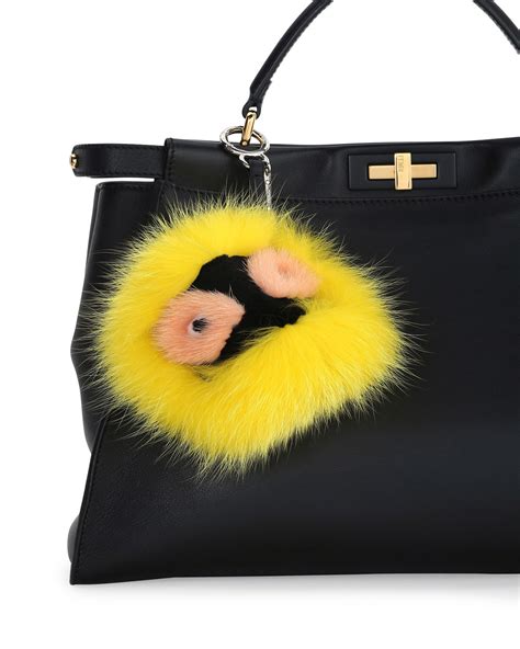 fendi monster fur handbag